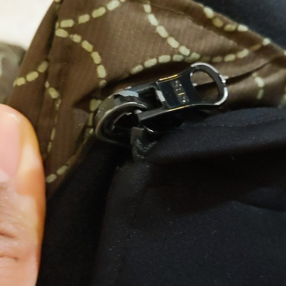 Wetskins|Brown Rain Utility Jacket With Clover Pattern, Inner Removable Jacket - Picture 17 of 17